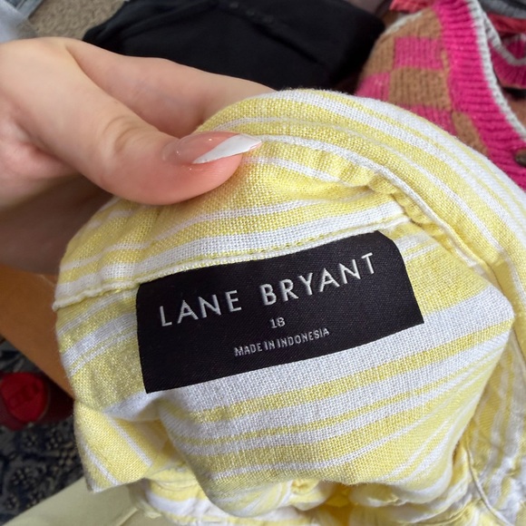 Lane Bryant Sunny Striped Blouse - Picture 3 of 3